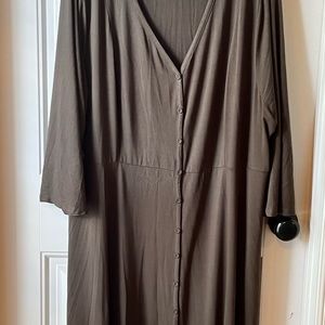 Torrid Button Up Skater Dress